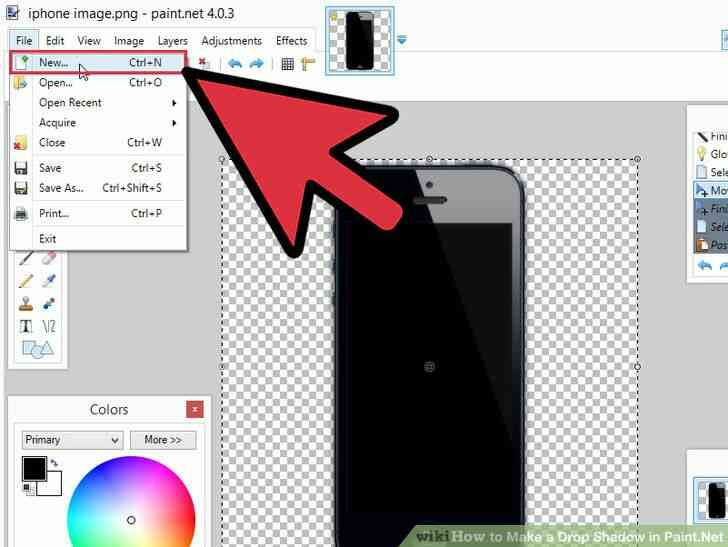 Image intitulée Faire une Ombre portée dans Paint.Net Étape 8